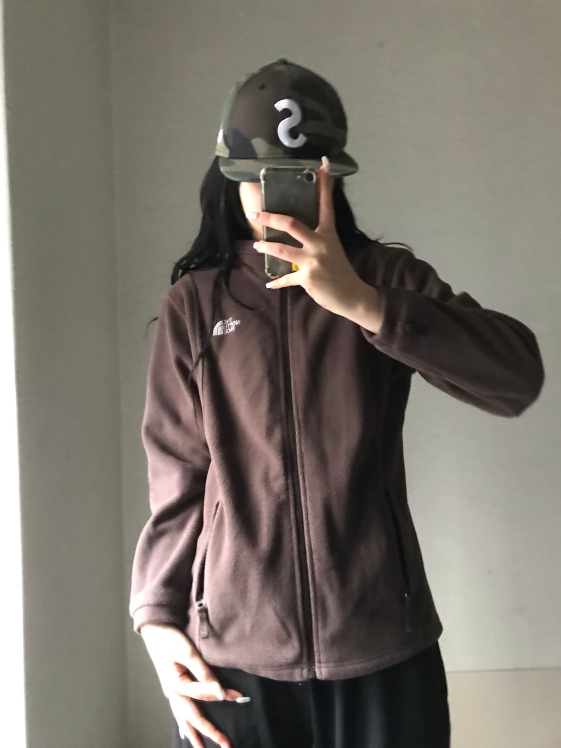 노페 브라운 후리스 상품이미지1