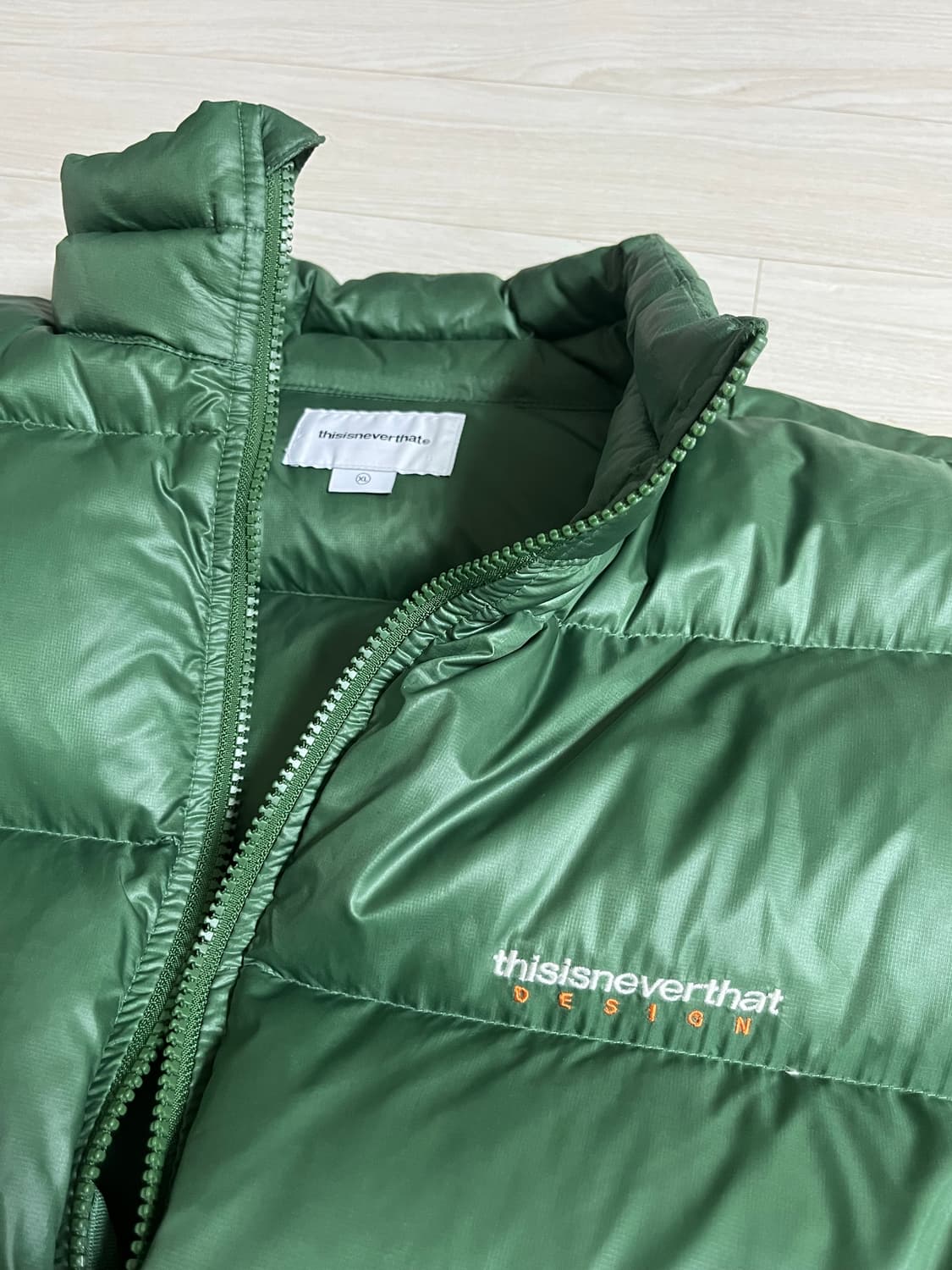 thisisneverthat 디네뎃 패딩 그린 xl 상품이미지2