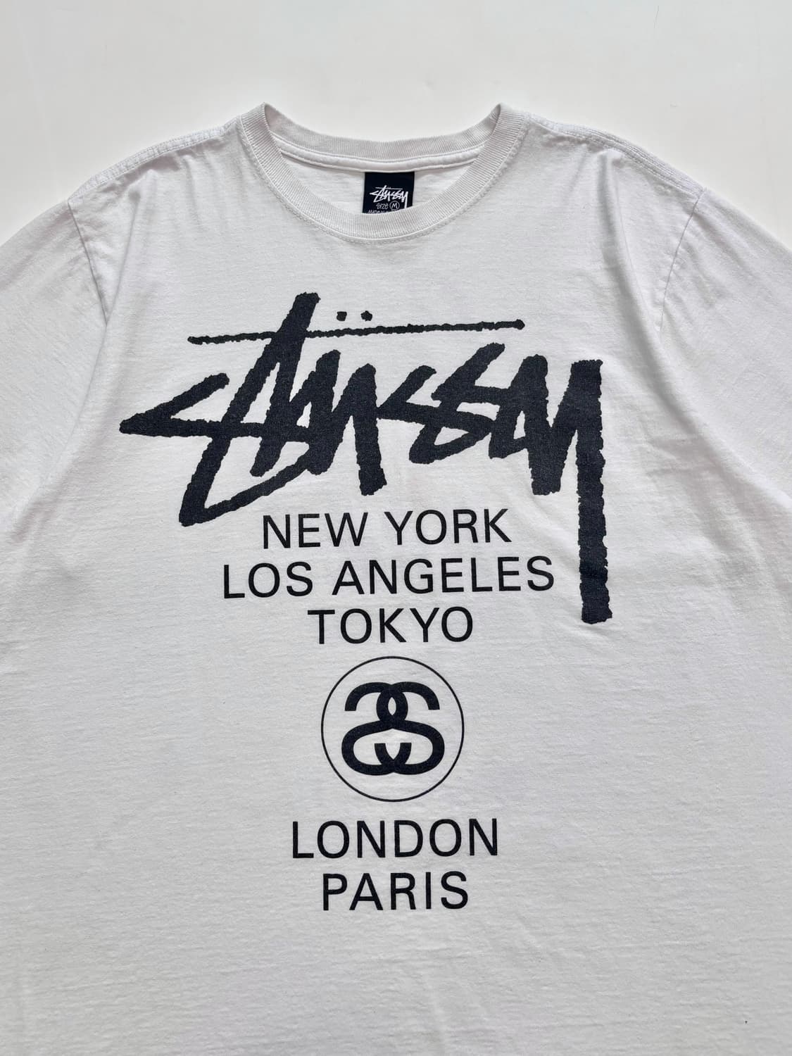 Stussy 스투시 화이트 월드투어 티셔츠 상품이미지5