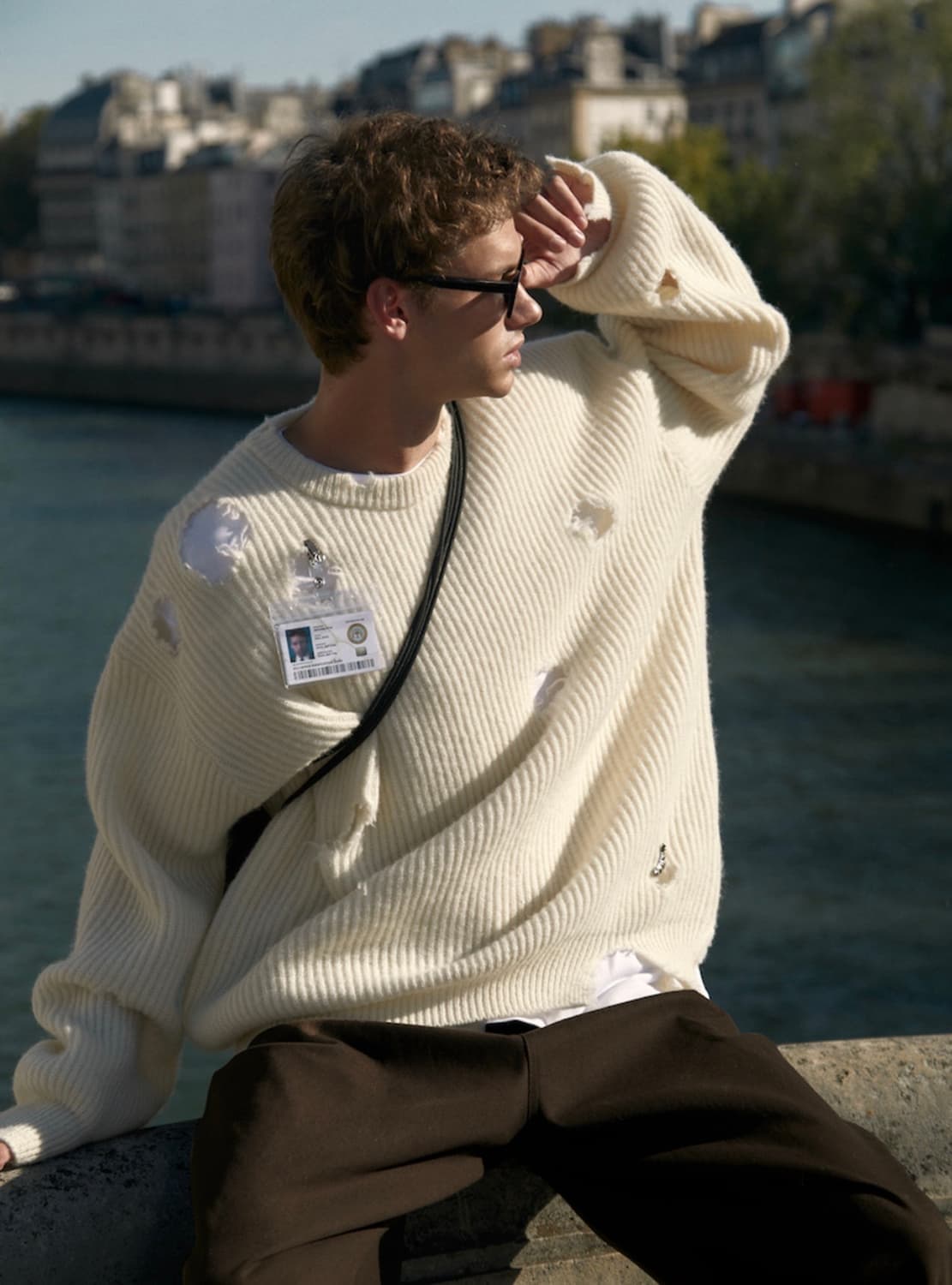 [OS] STU 에스티유 디스트로이드 니트 크림 상품이미지1