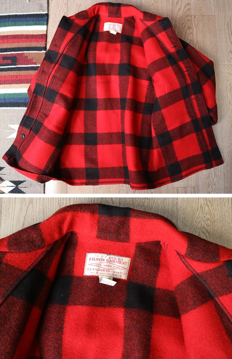 미국산 80-90S 미국산 filson 필슨 더블 메키노 크루저 자켓

 상품이미지9