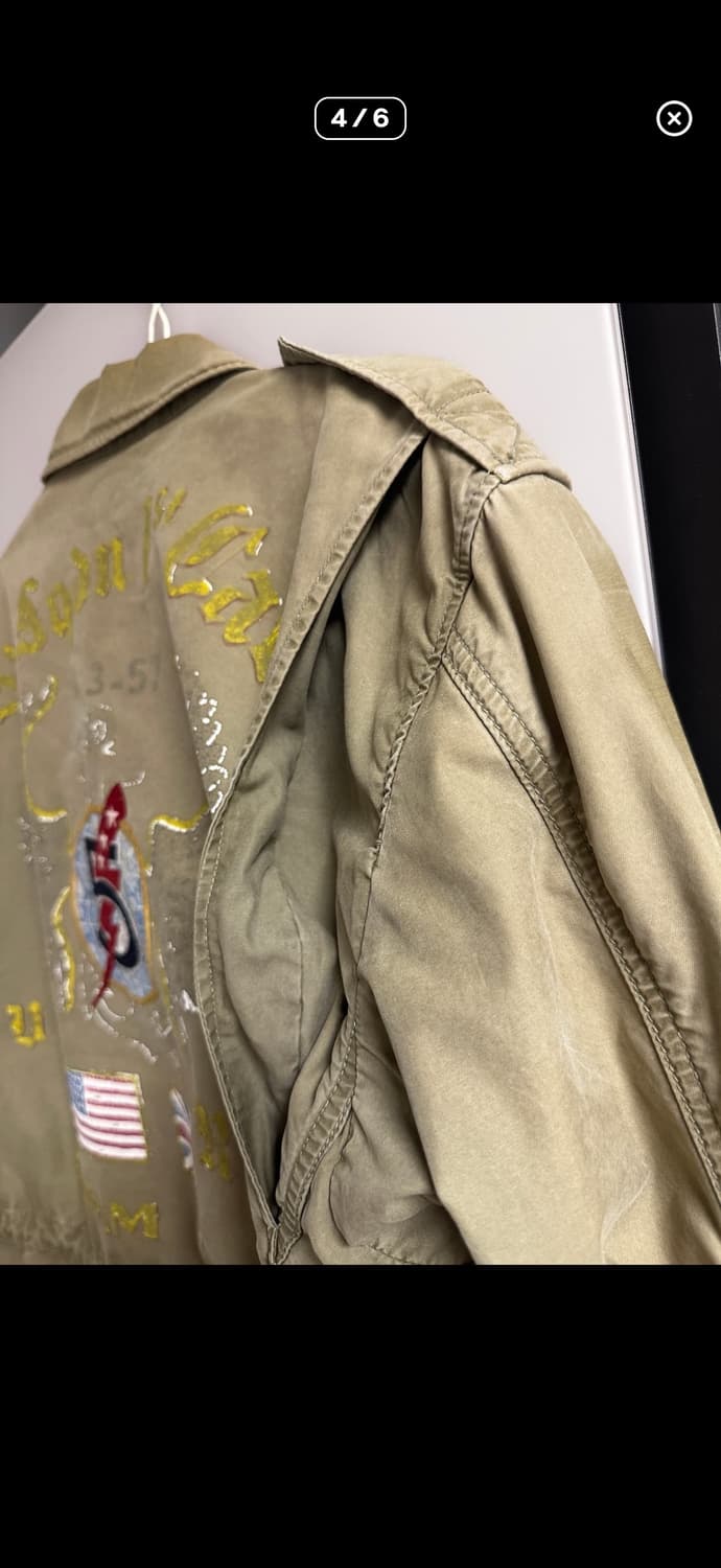 폴로 랄프로렌 M43 필드자켓 m(디스트레스 버젼) 상품이미지3