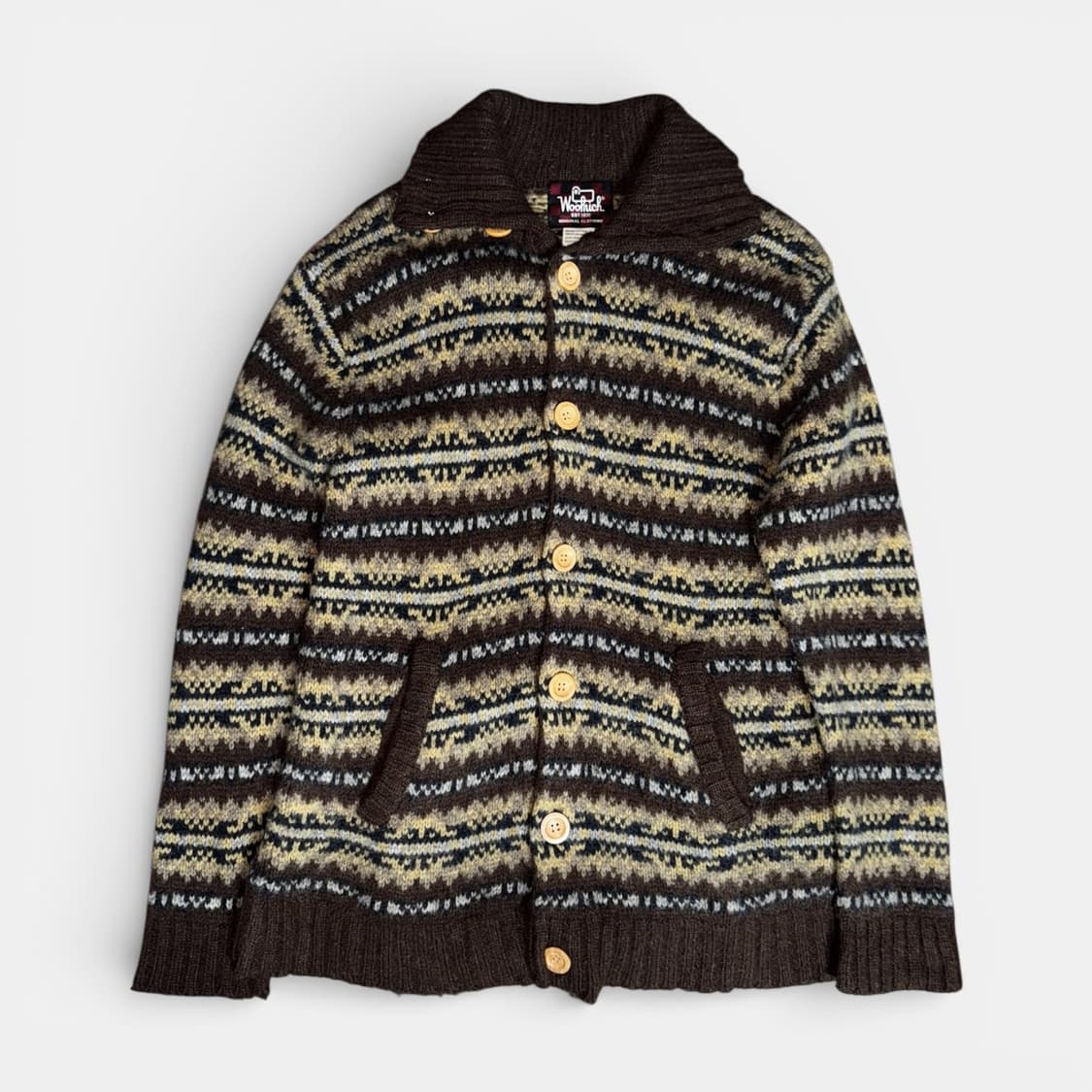 90‘s Woolrich Nordic Wool Cardigan 상품이미지2