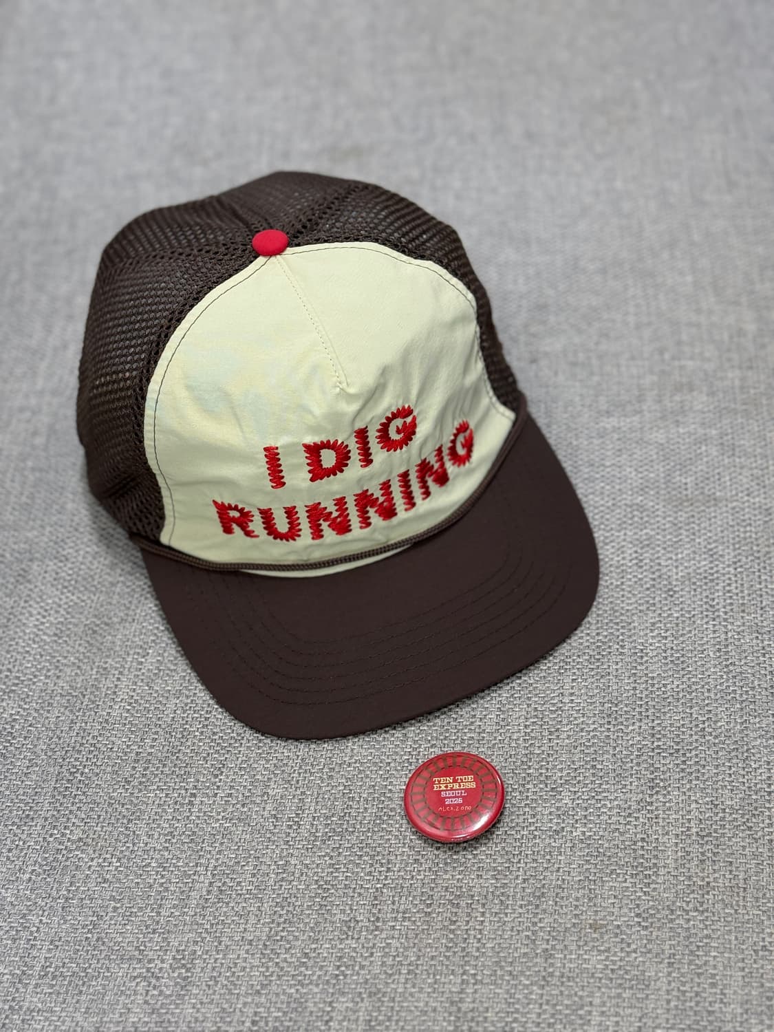 알렉스조노 i dig running 캡 (뱃지포함) 상품이미지1