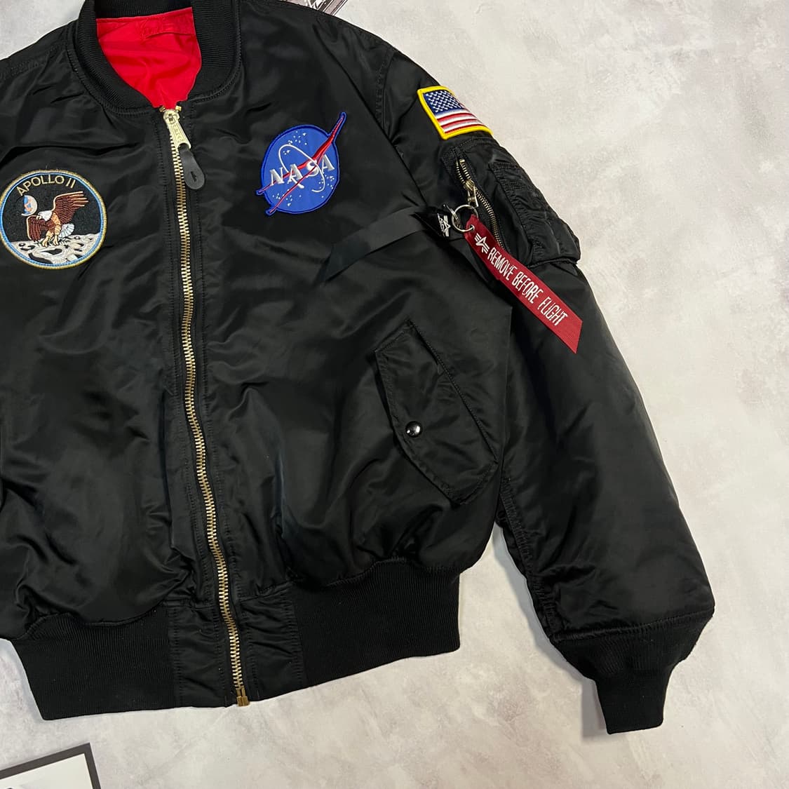 알파인더스트리 NASA MA1 자켓 상품이미지4