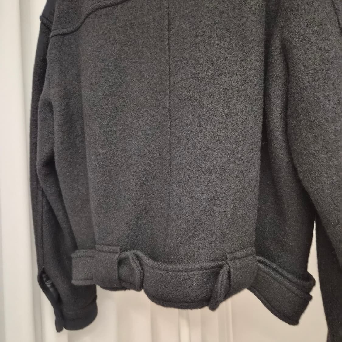 자라 ZARA 부클 텍스처 울 점퍼 38사이즈 상품이미지5
