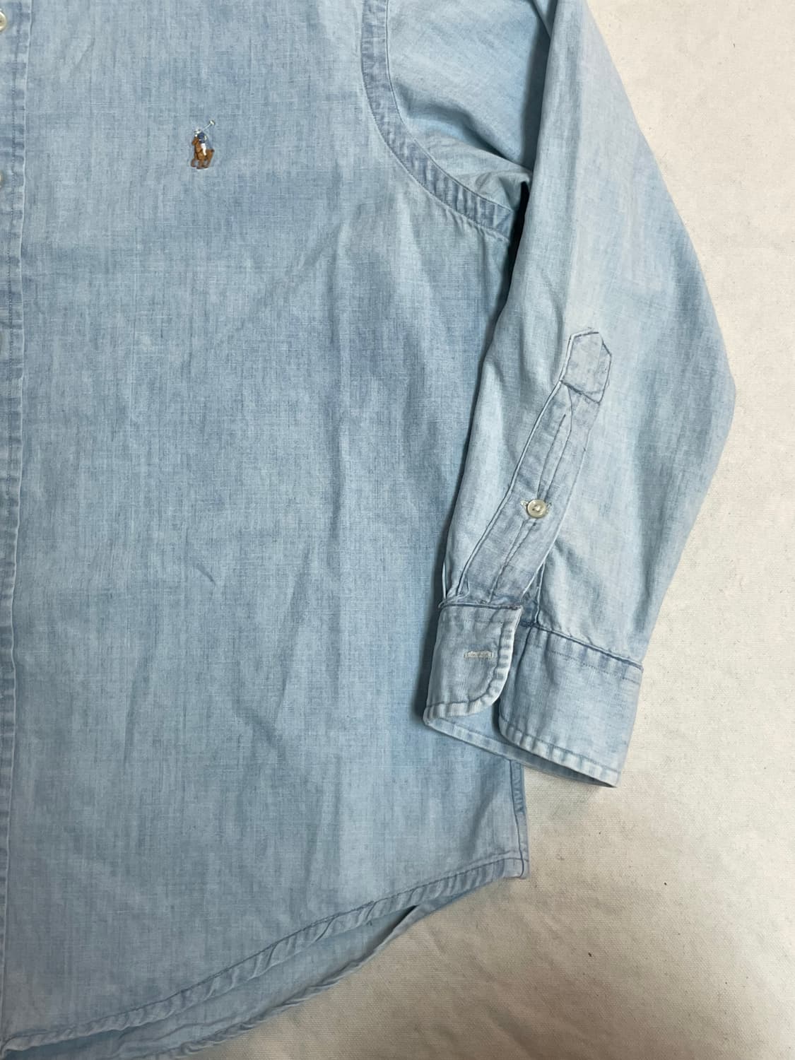 폴로 샴브레이 셔츠  상품이미지4