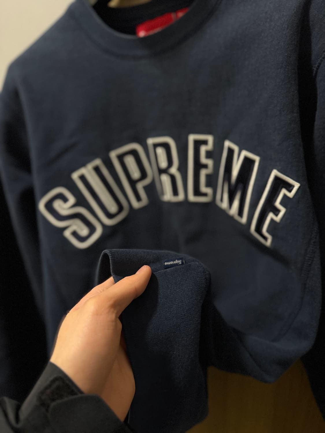 슈프림 [정품] 아크로고 (시세 50만)맨투맨 m(100-103) 상품이미지3