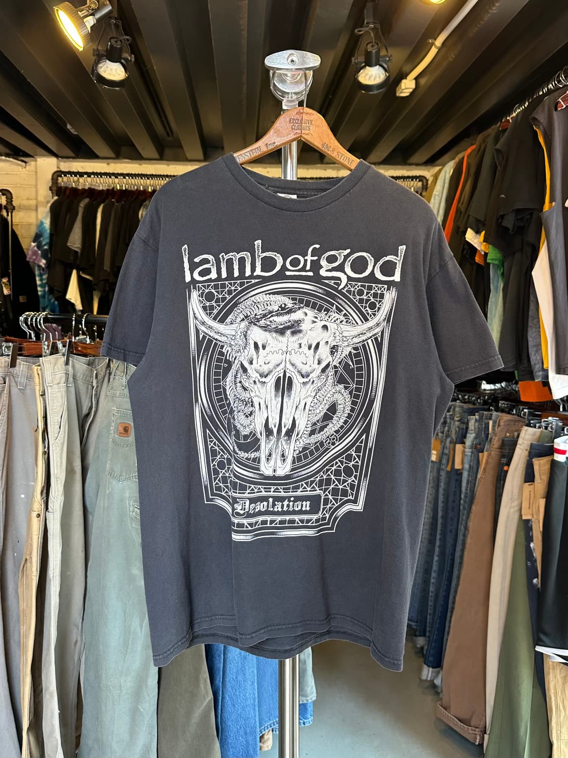 램 오브 갓 Lamb of God 메탈 락밴드 프린팅 티셔츠 상품이미지1