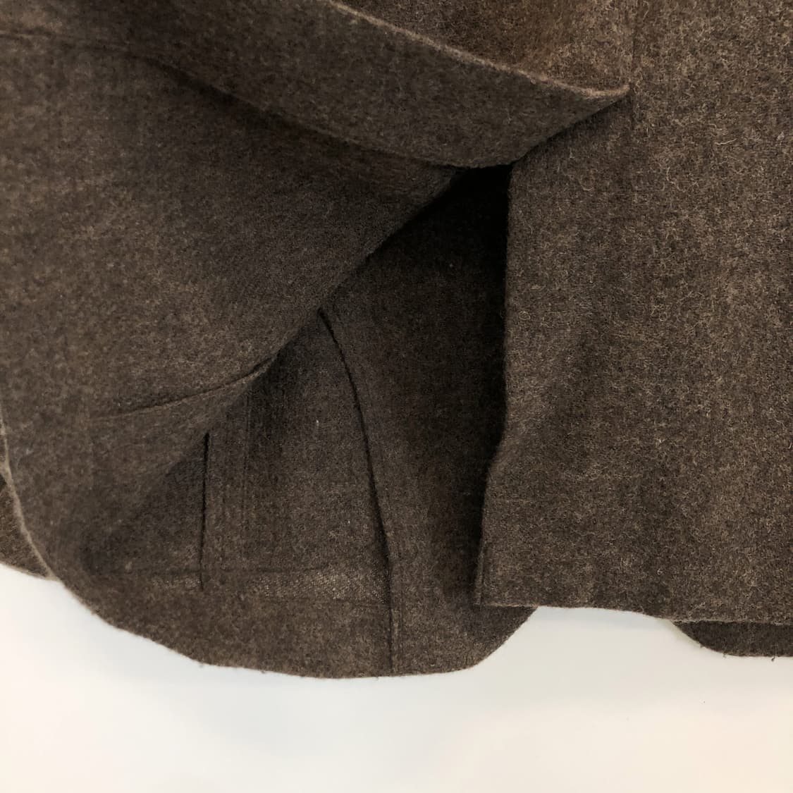 유니클로 브라운 울 모직자켓 M  상품이미지5