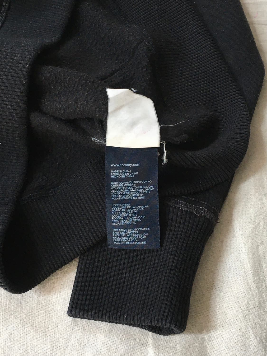 타미힐피거 자수로고 후드집업 상품이미지5