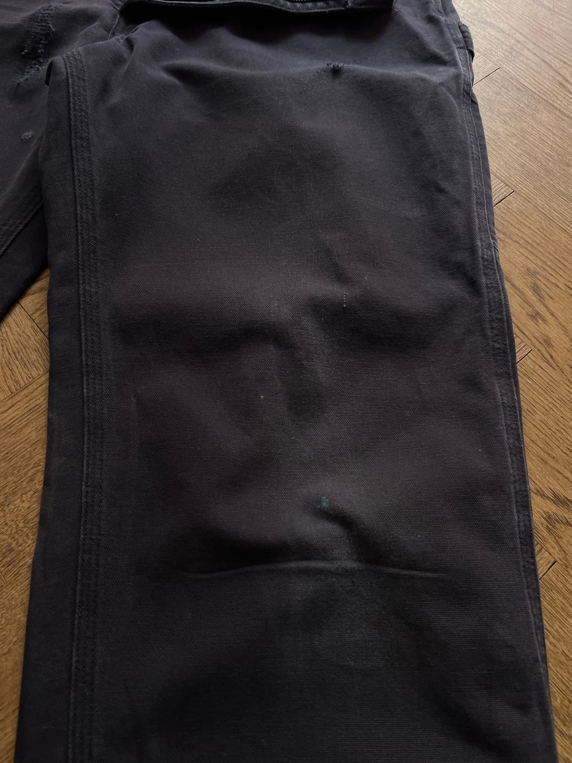 [38]칼하트 USA 빈티지 워싱 미드나잇 네이비 카펜터 워크팬츠 상품이미지4