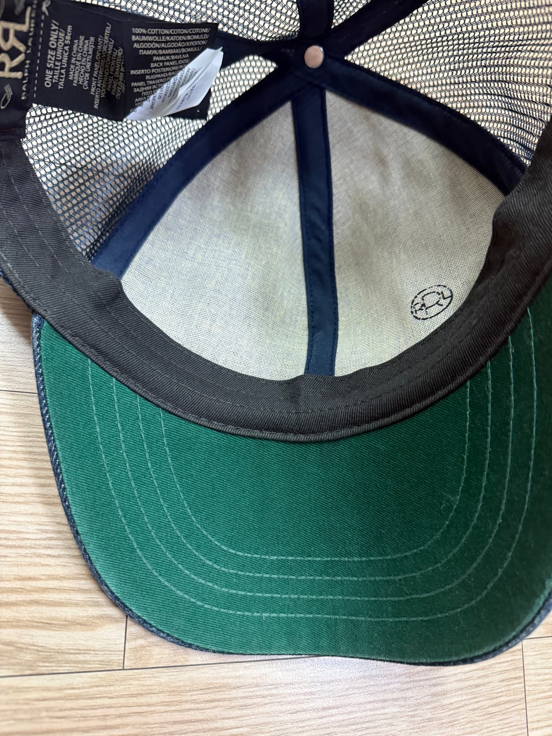 RRL 더블알엘 데님 볼캡 모자 상품이미지3