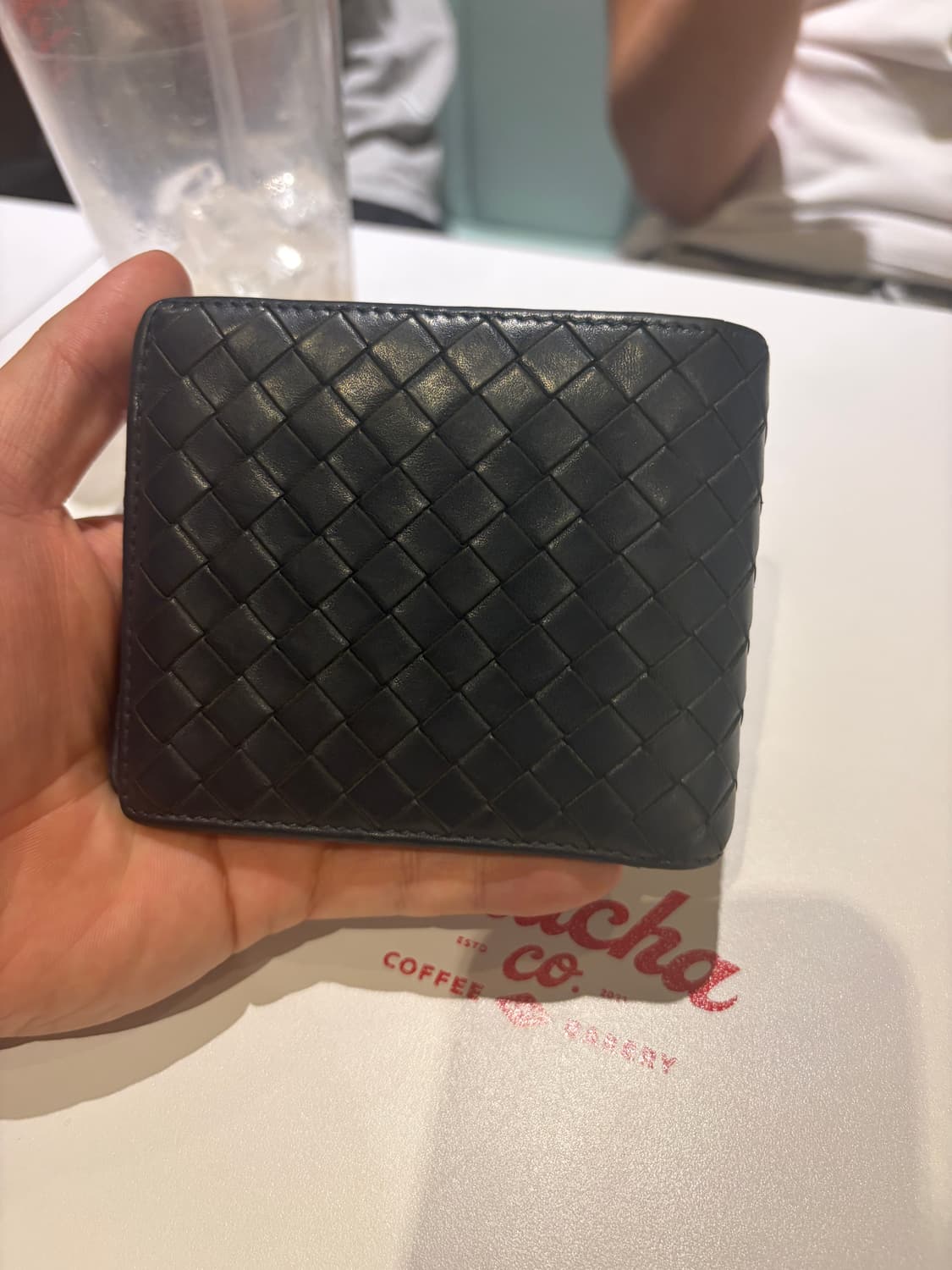 보테가베네타 반지갑 네이비 상품이미지2