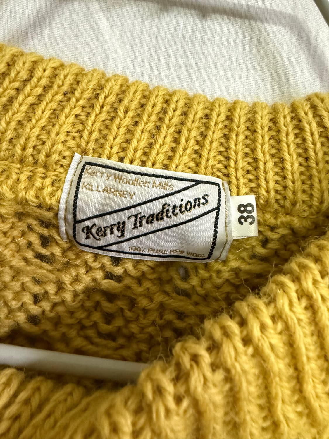 케리울른밀즈 아란 울 스웨터 38 (kerry woollen mills) 상품이미지3
