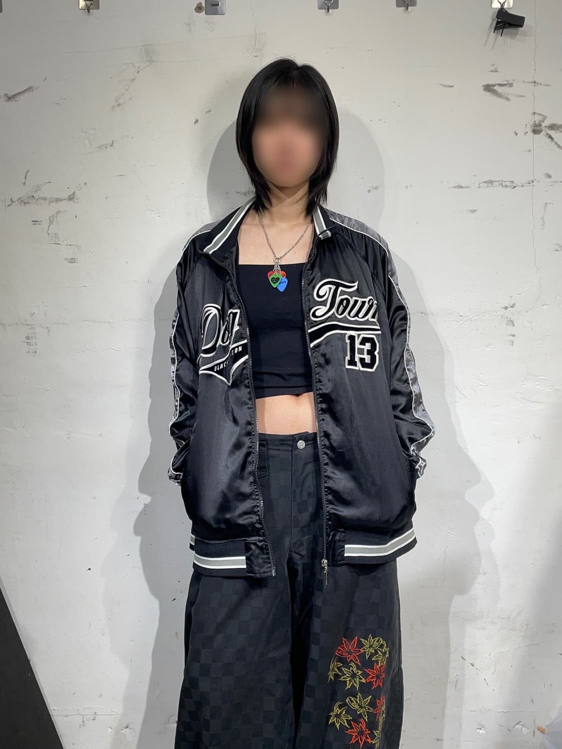 도그타운 블랙 드래곤 올드스쿨 스케이트 빅로고 바시티 자켓 트랙자켓 XL 상품이미지2