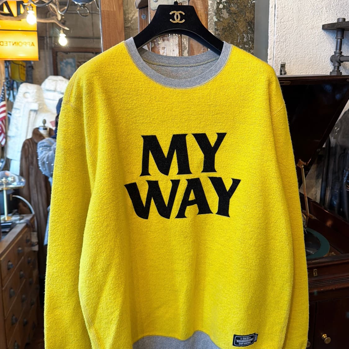 네이버후드 리버스 로고 스웻셔츠 상품이미지5