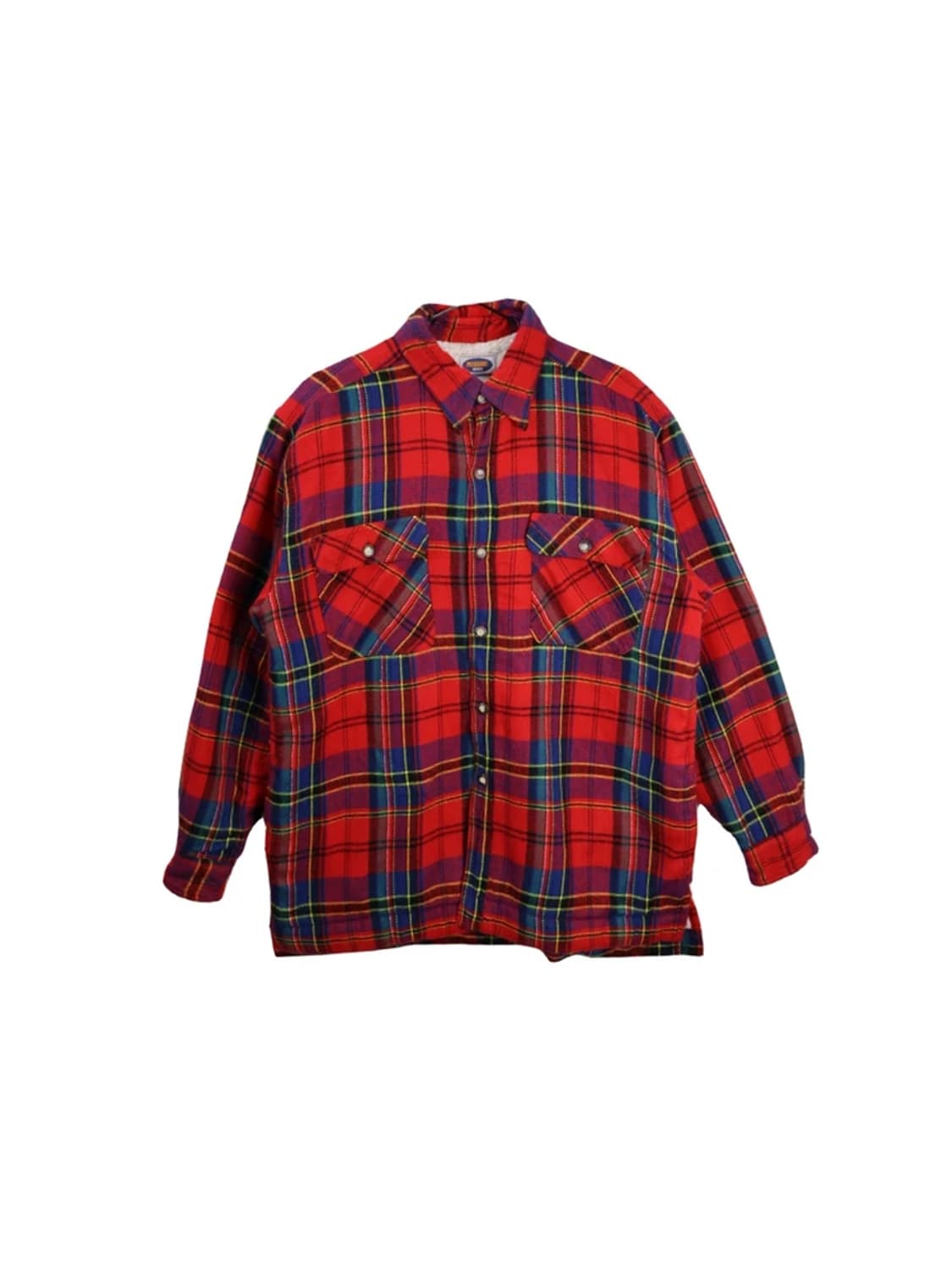 PLEASANT 체크 패턴 기모 셔츠 상품이미지3