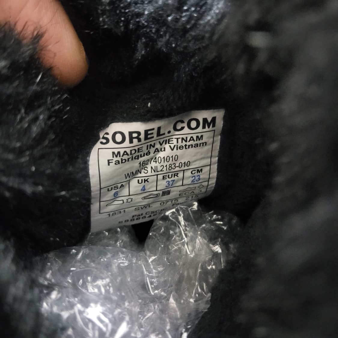 소렐 카리브 슬림 방한 털부츠 여자 230 상품이미지4