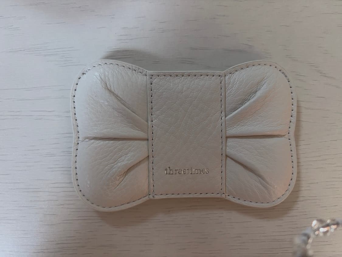 쓰리타임즈 bow card holder 상품이미지2