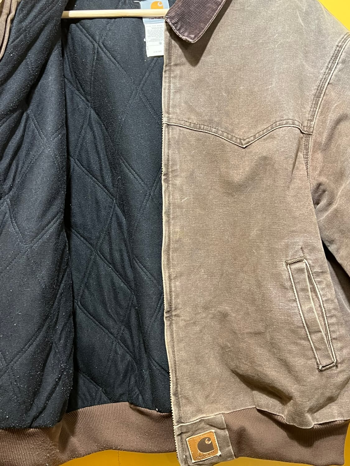 00's [2XL] 칼하트 산타페 J14 CHT 체스트넛 빈티지 워크자켓 상품이미지8