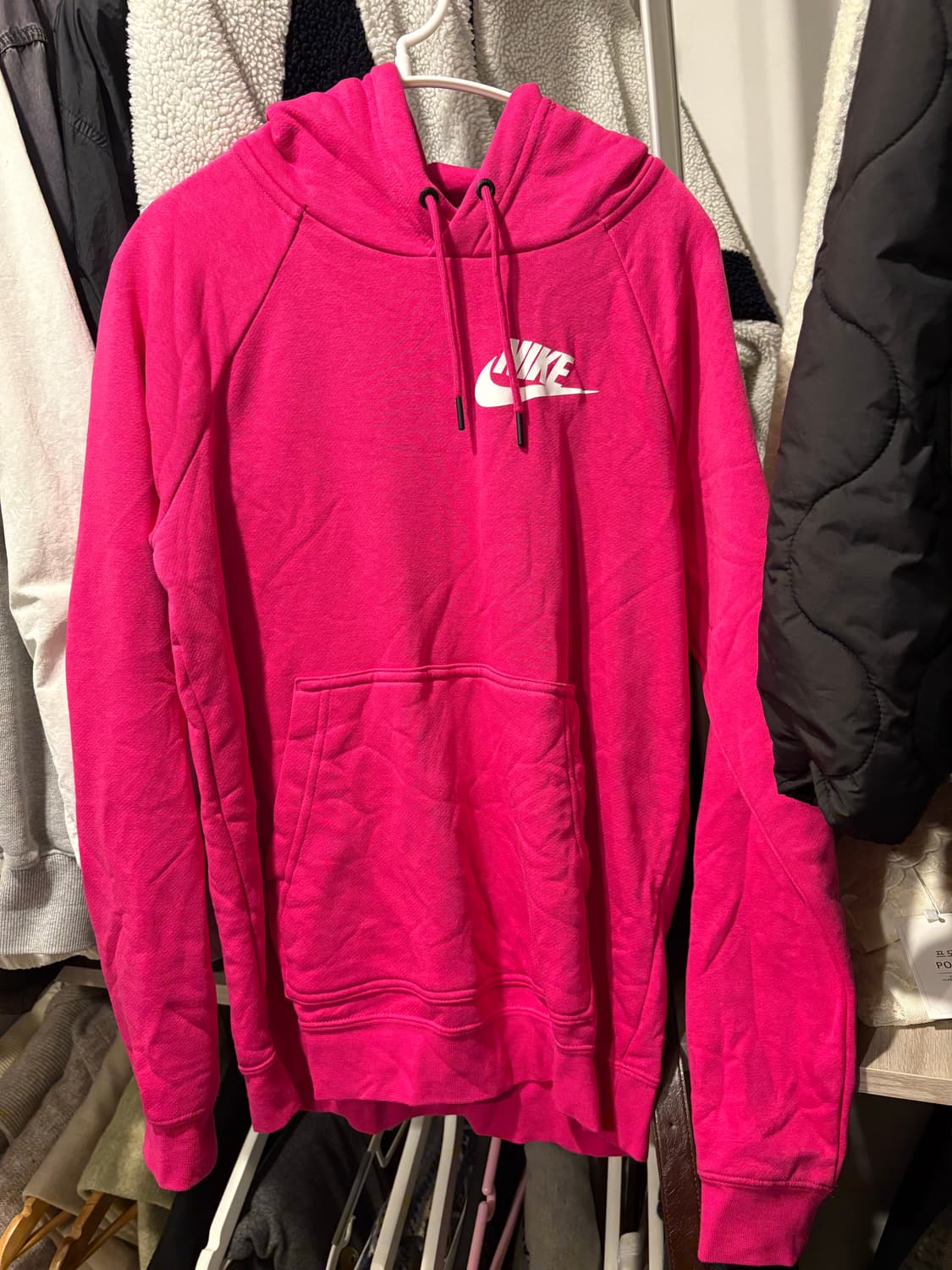 나이키 핫핑크 후드티(기모) 상품이미지1