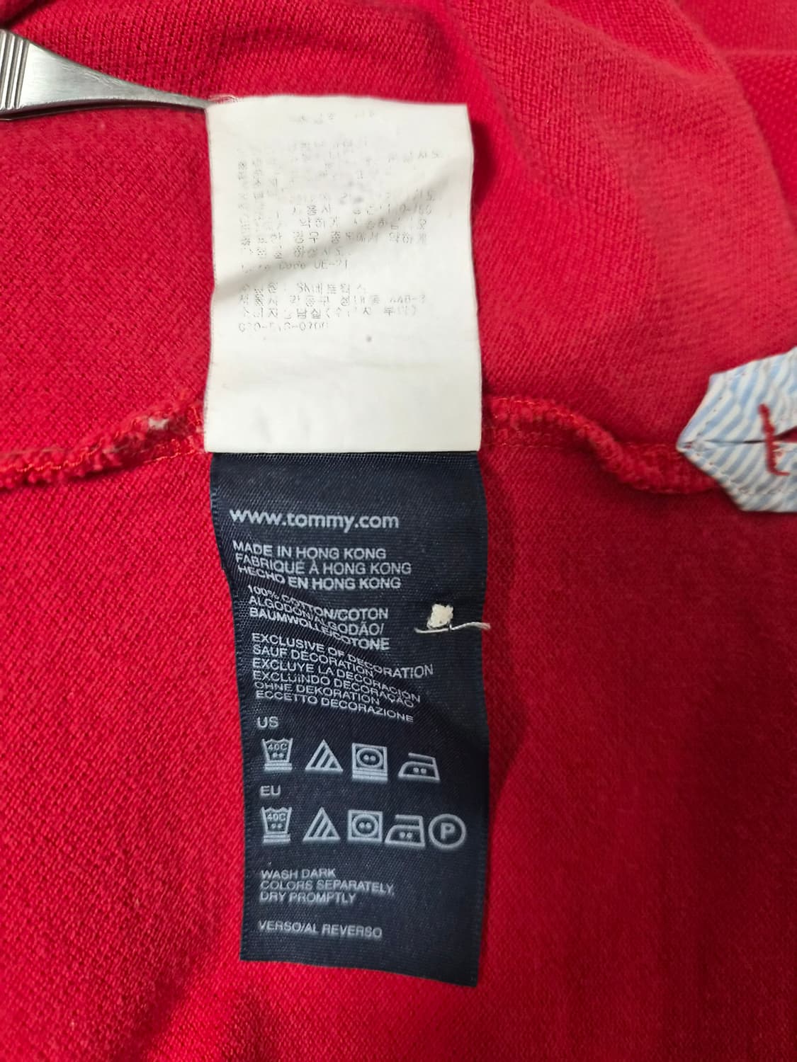 타미힐피거Tommy 긴팔 카라티셔츠 XS사이즈 - T36 상품이미지6