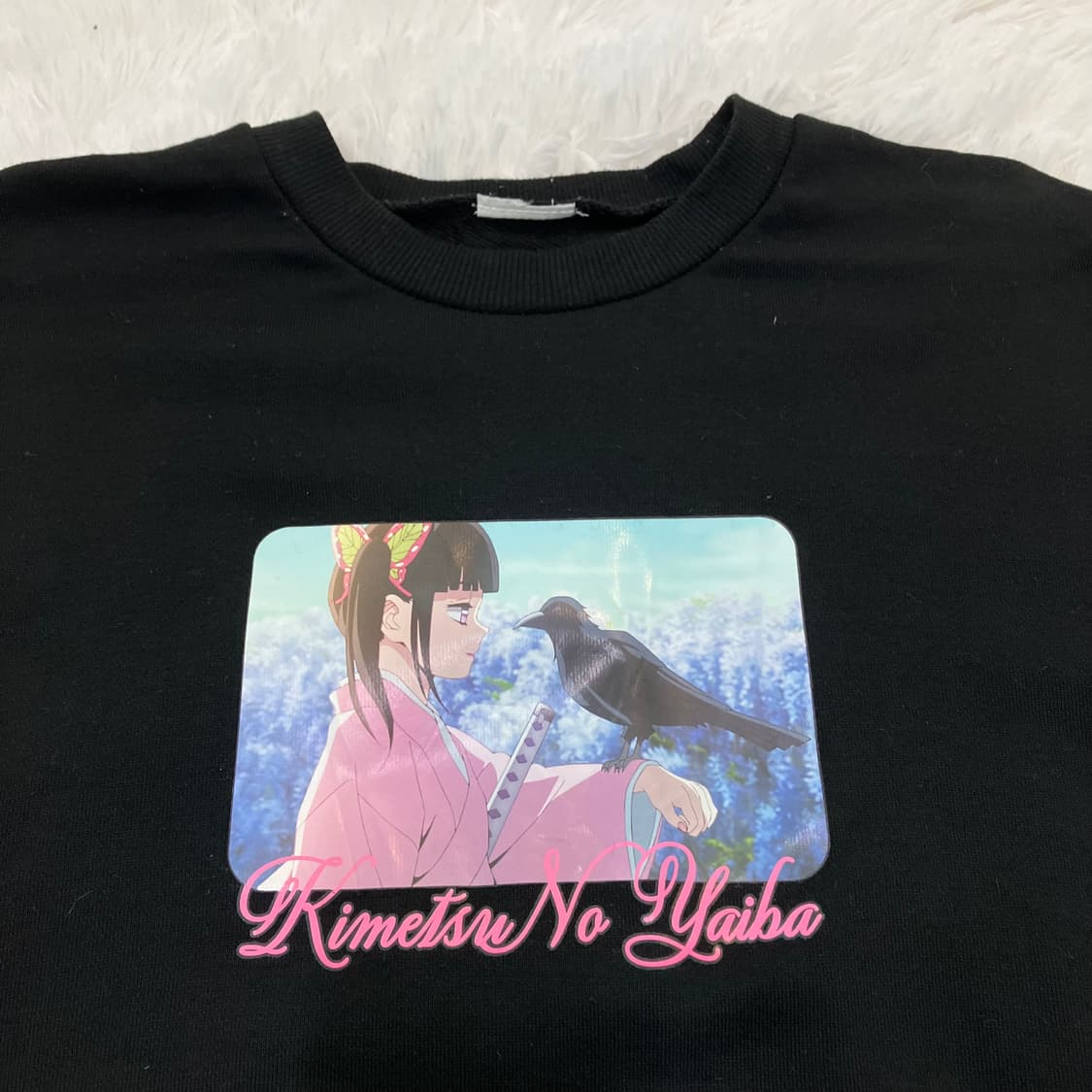 빈티지 블랙 귀멸의 칼날 맨투맨 y2k 스트릿 갸루 펑키 일본빈티지732 상품이미지3