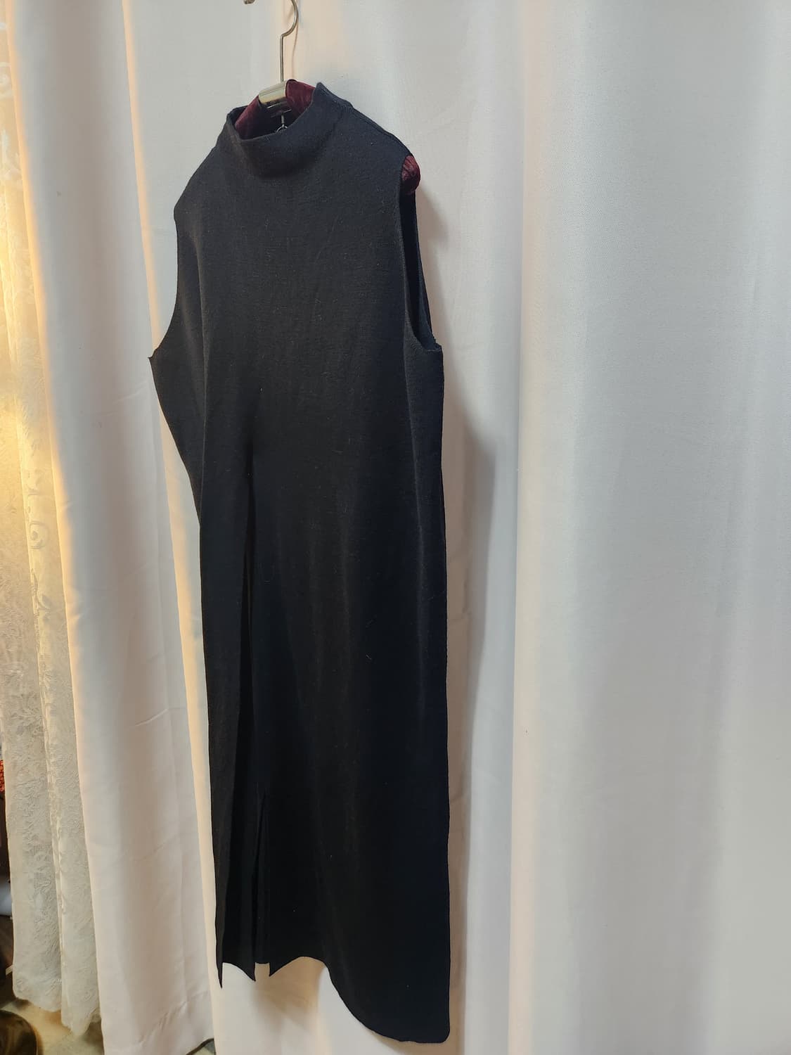 코스 블랙 민소매 롱 원피스 상품이미지7