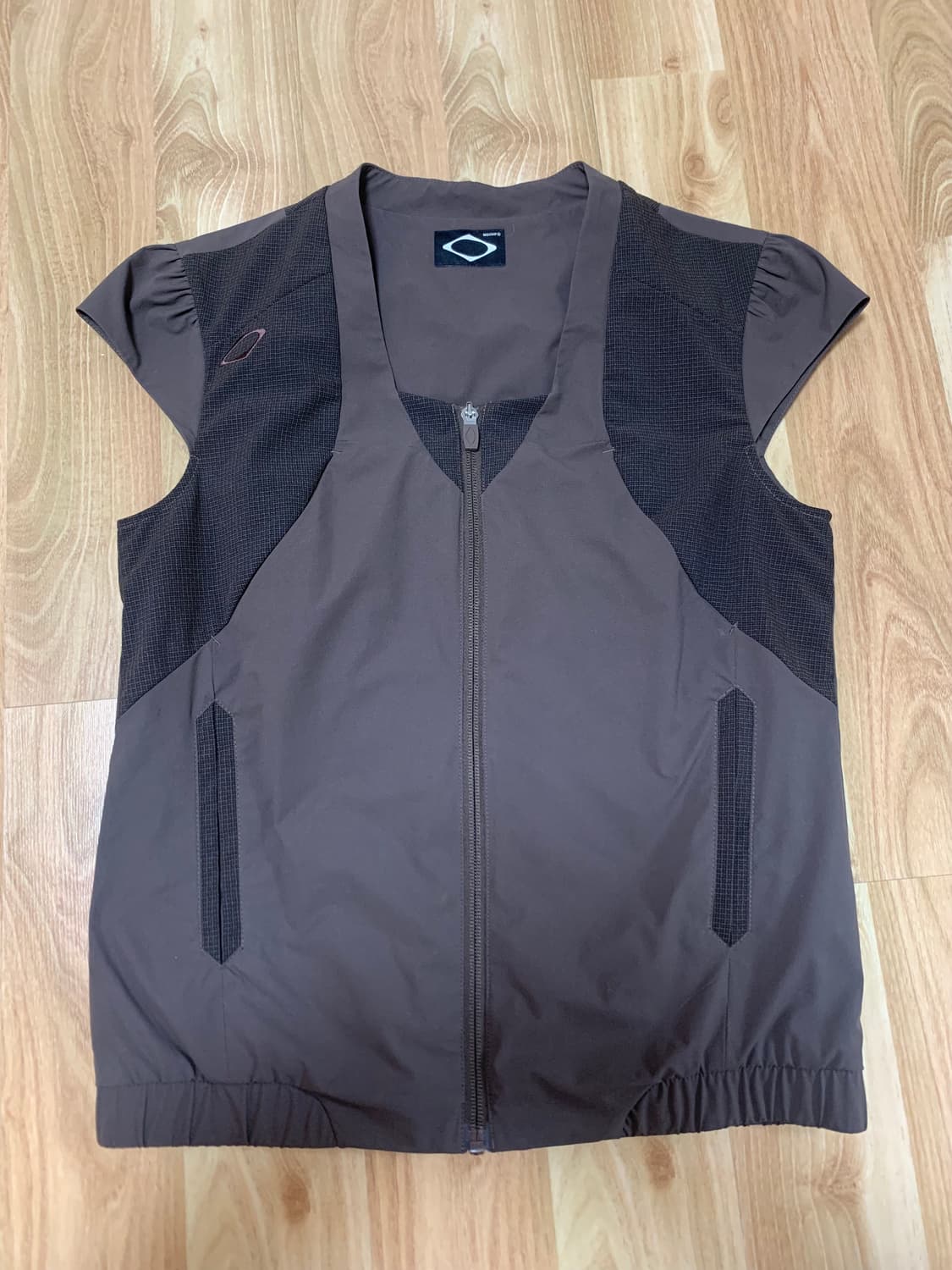 MSCHF COLOR BLOCKED TRACK ZIP-UP brown 상품이미지4