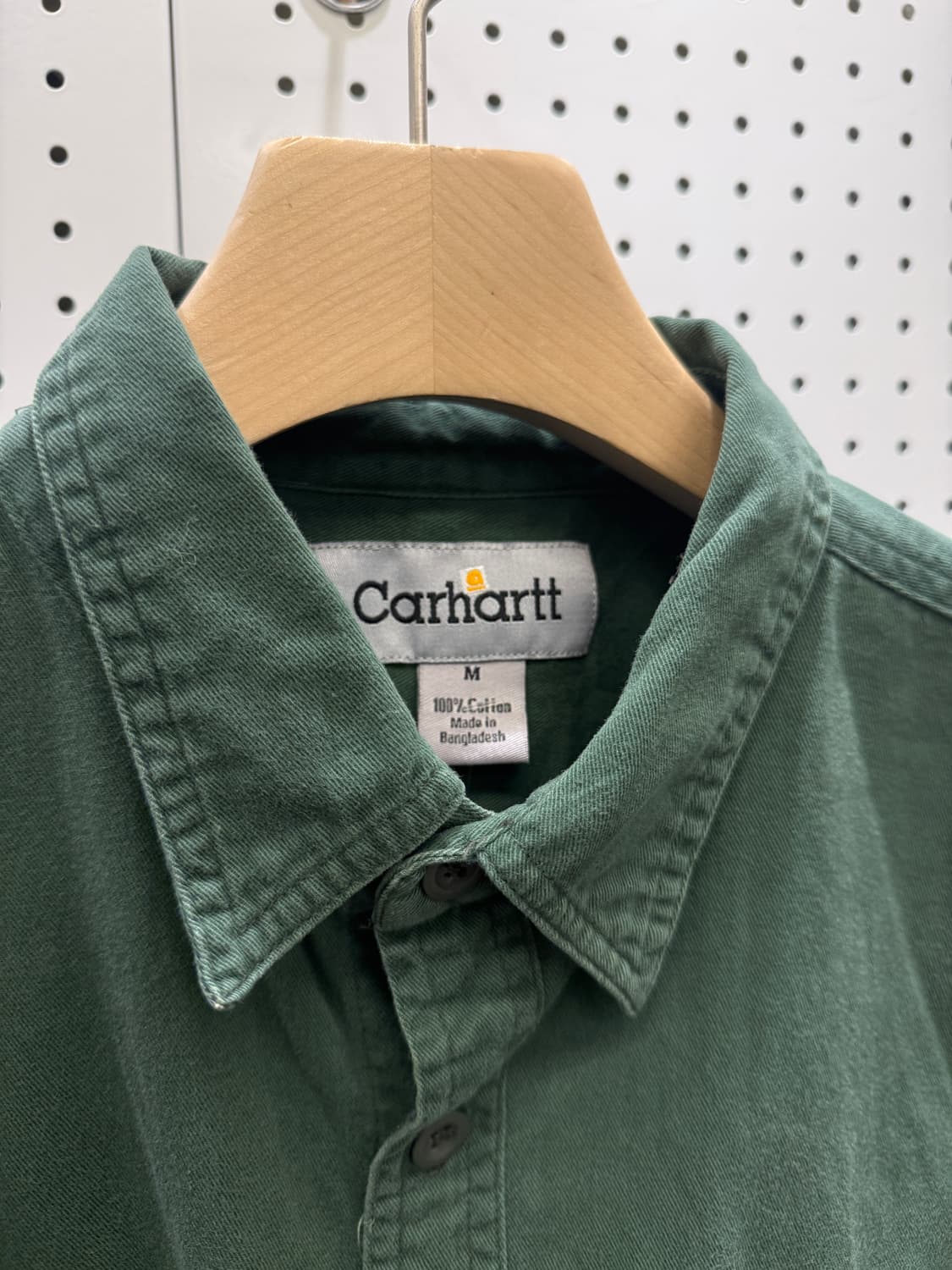 칼하트 그린 투포켓 워크 셔츠 U576 상품이미지4