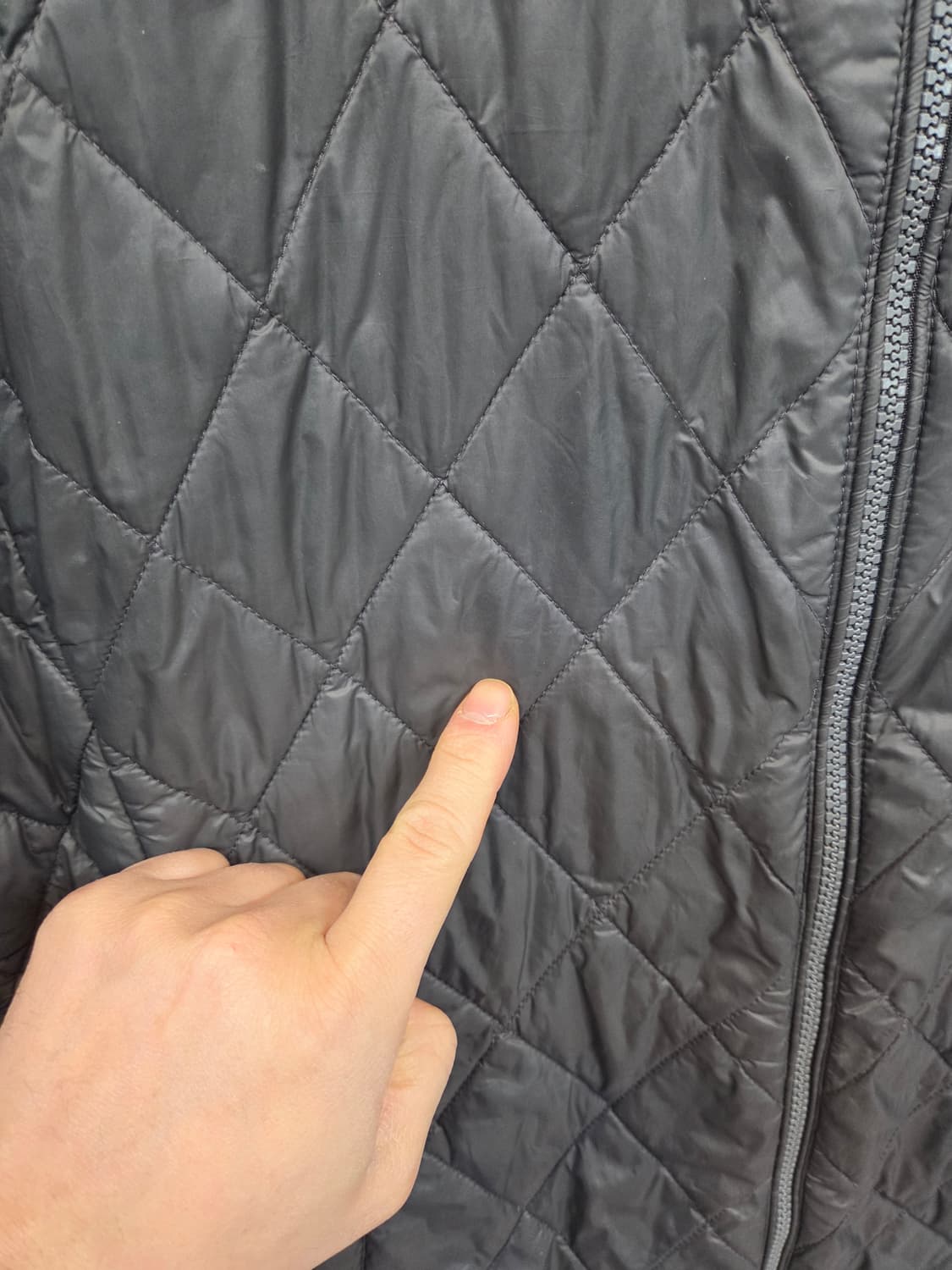 몽벨 다이아몬드 퀄팅 집업자켓 xl 상품이미지9