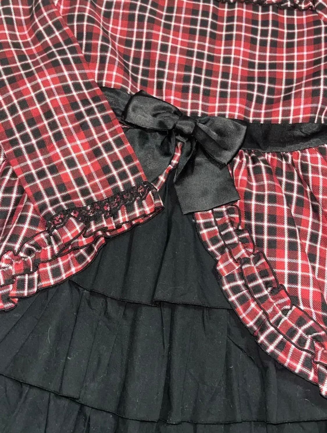 고스로리 체크 캐캐체깔 원피스 상품이미지2