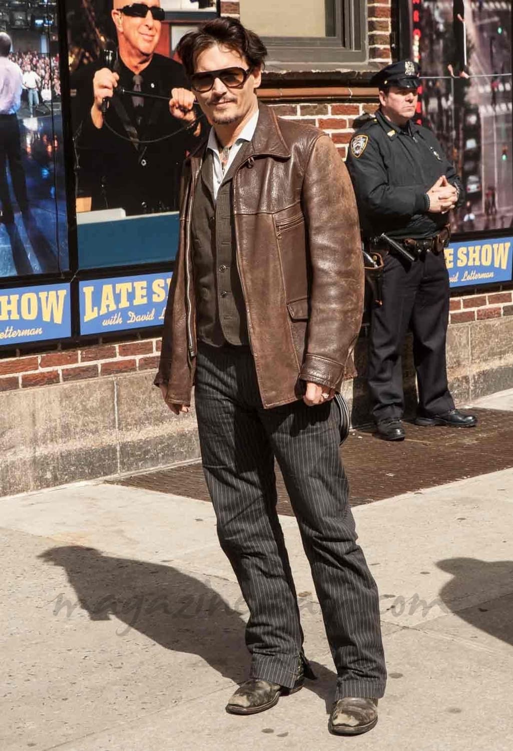 90's 빈티지 디스 레더 카코트 빈티지 레더 자켓 상품이미지1