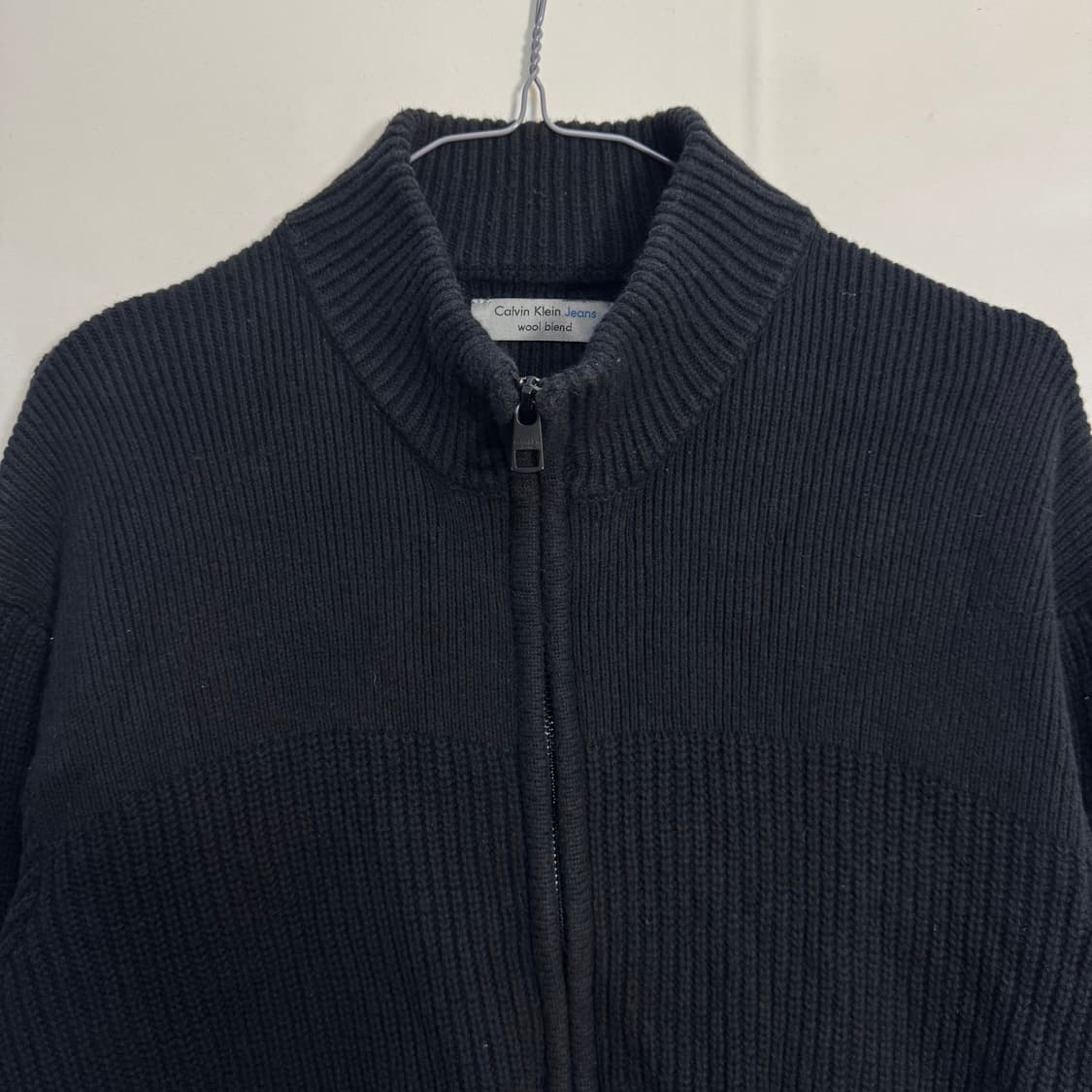 캘빈클라인 울 니트 집업 상품이미지2