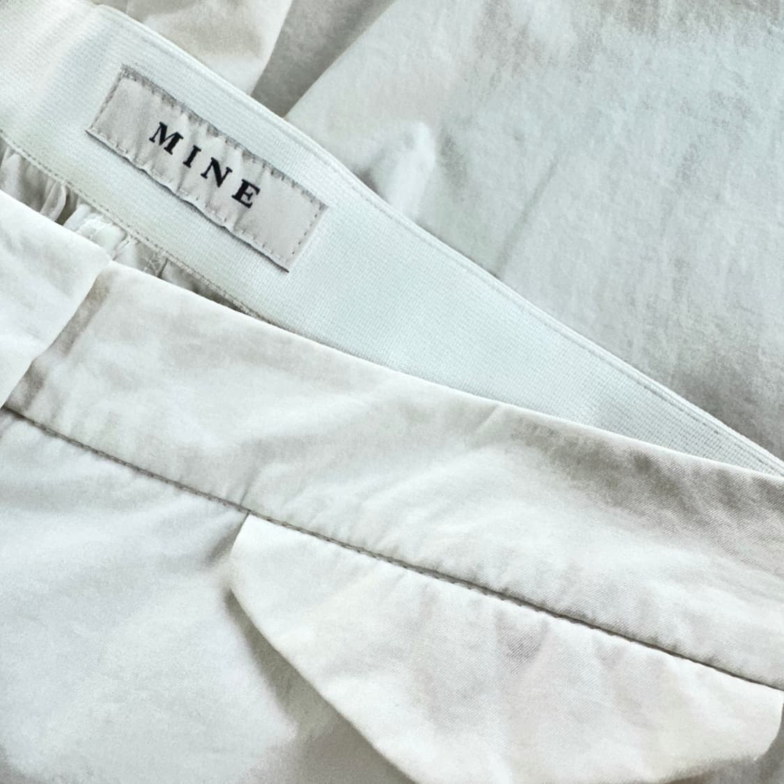 마인 MINE 백 밴딩 코튼 팬츠 상품이미지2