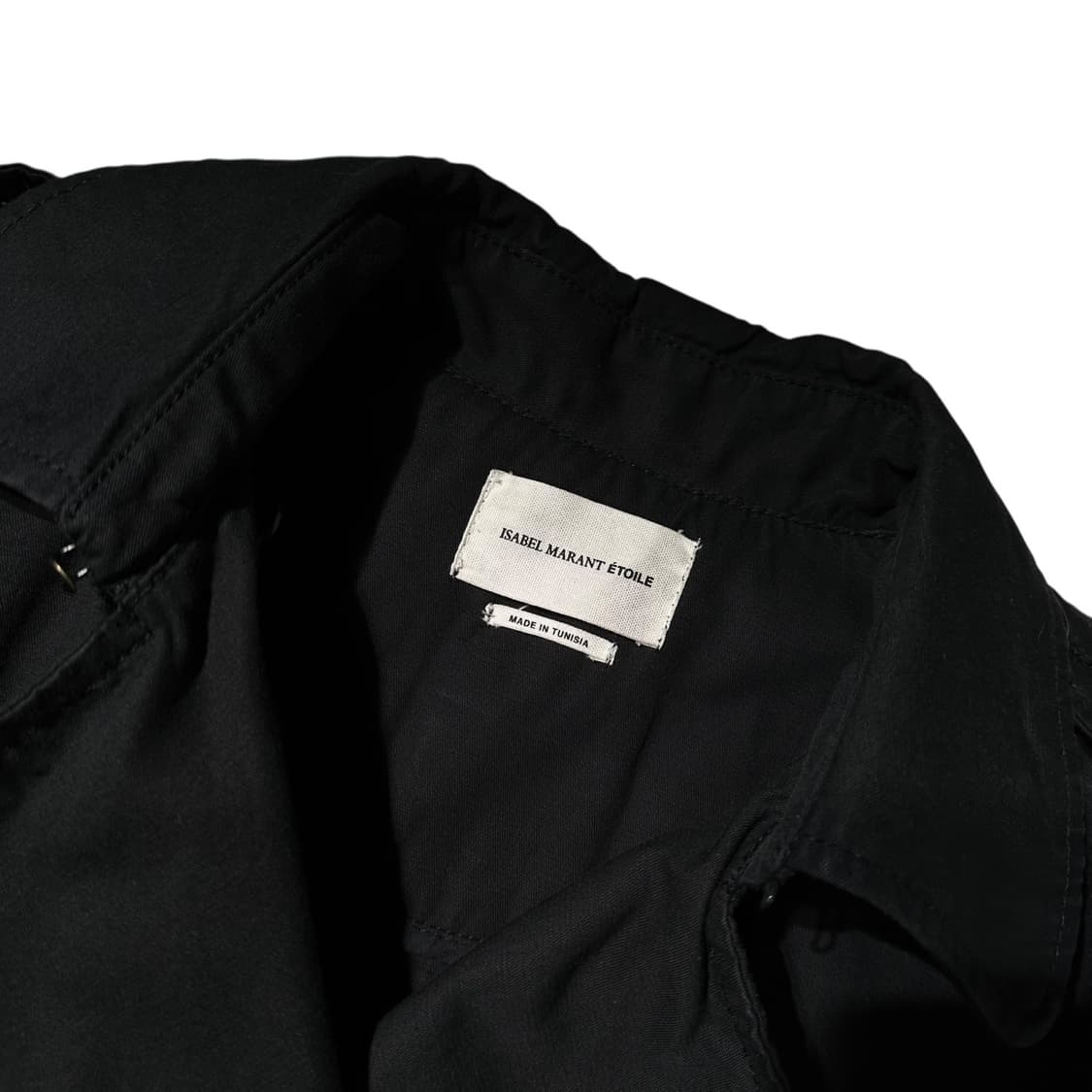 이자벨마랑 워시드 코튼 더블 트렌치 코트 상품이미지5