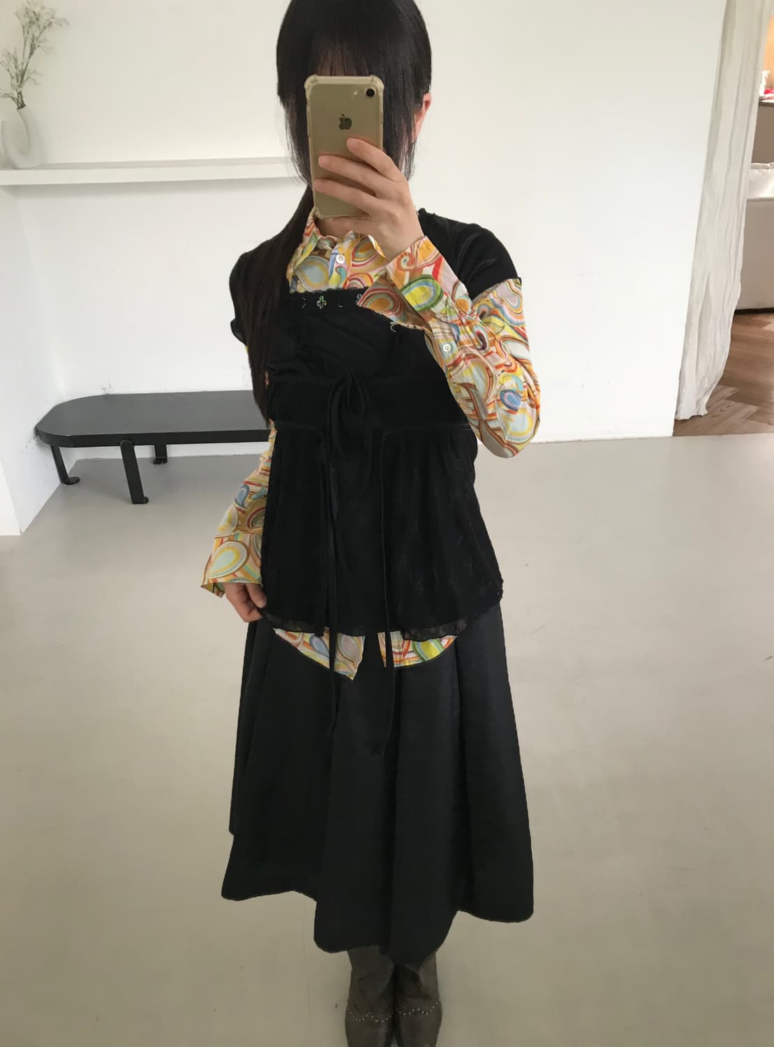 ICB pintuck skirt 상품이미지8
