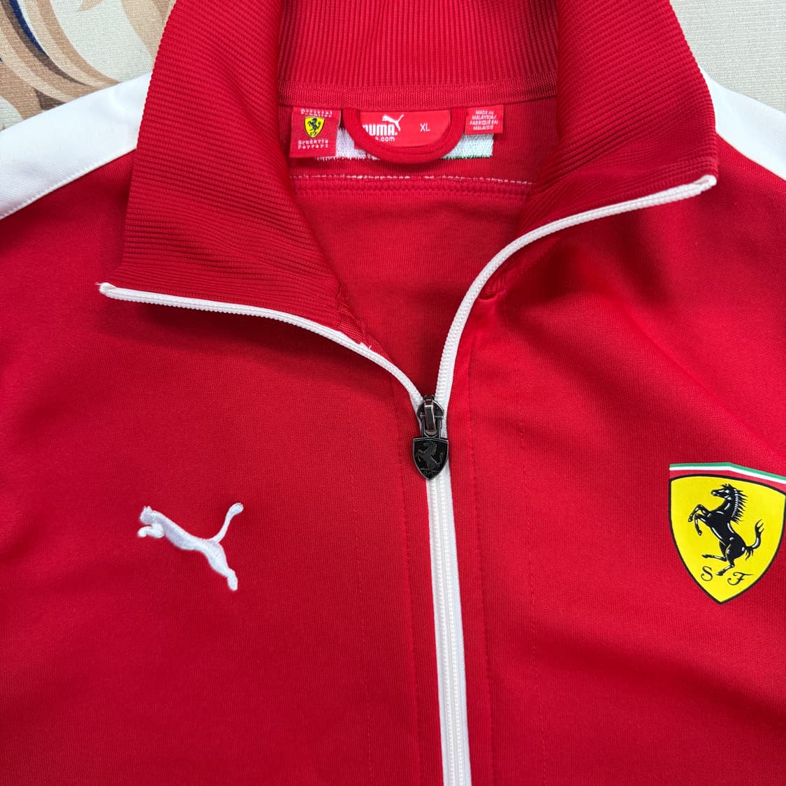 (XL)푸마 PUMA 페라리 트랙탑 져지(레드,빨흰) 상품이미지2
