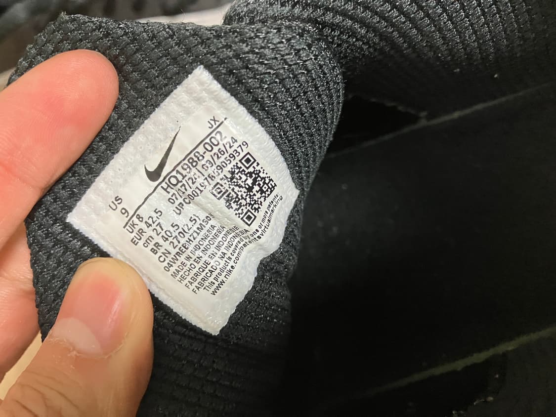 나이키 샥스 R4 메탈릭 실버레드 270 상품이미지4