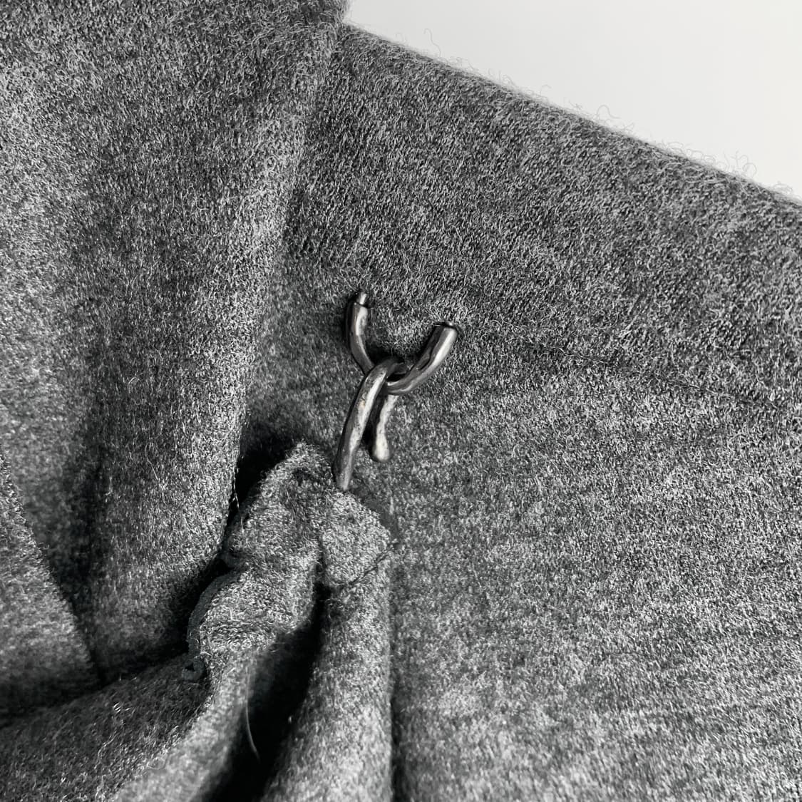 헬무트랭 드레이프 925 실버 벨트 랩 가디건 상품이미지6