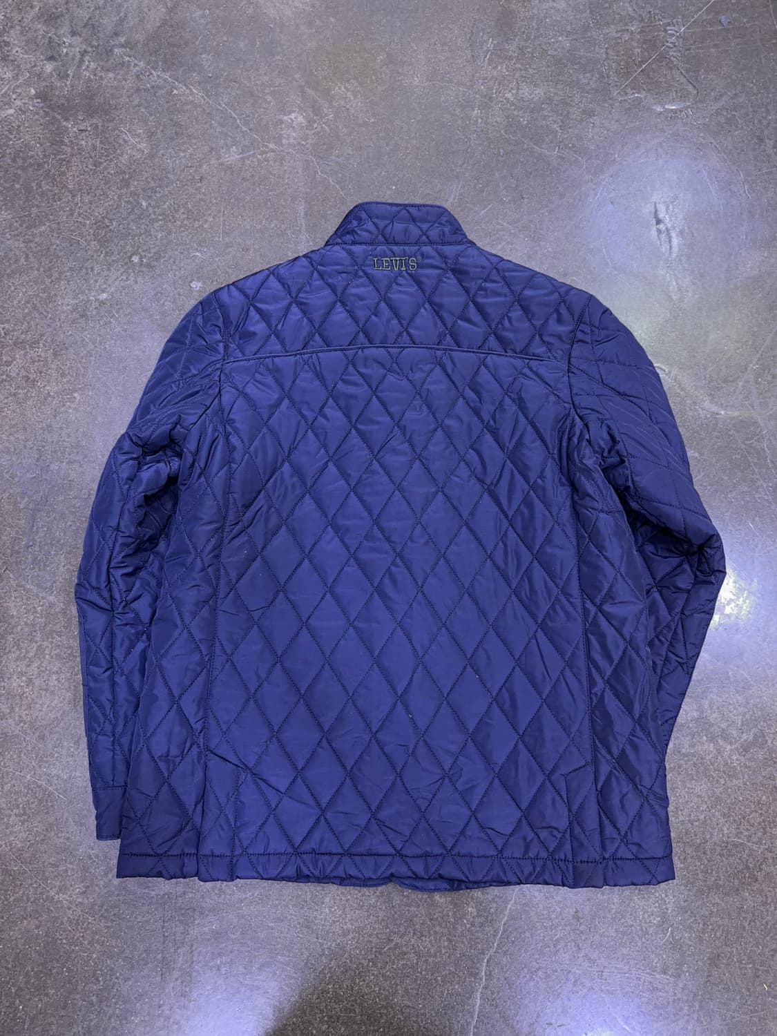 리바이스 클래식 스탠카라 퀼팅자켓 점퍼 네이비 S 상품이미지2