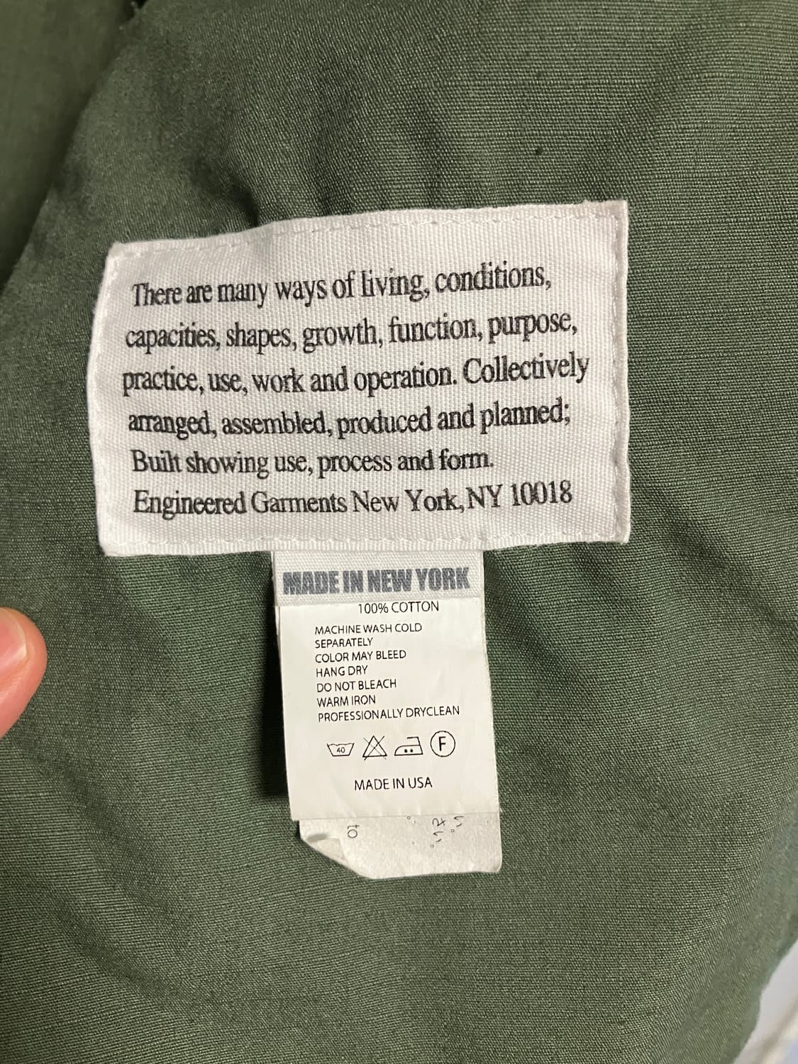 엔지니어드가먼츠 CPO 자켓 상품이미지5