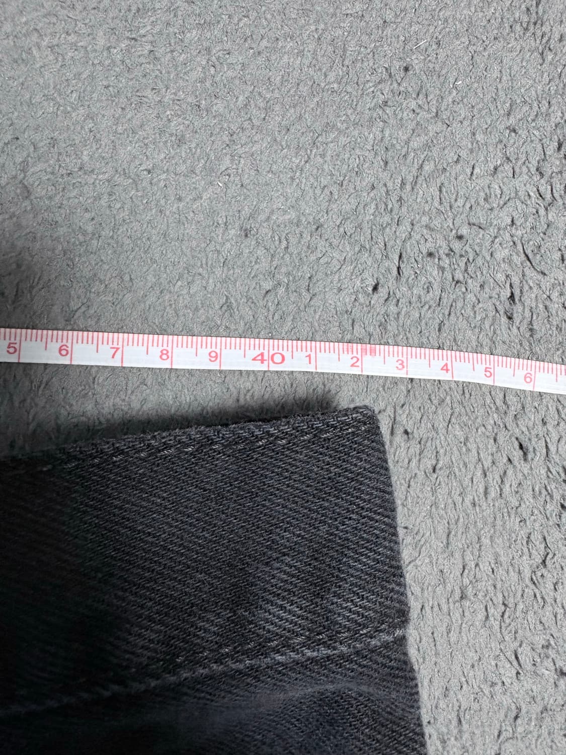 (33x32) 리바이스 517 부츠컷 블랙 데님 블랙진 상품이미지6