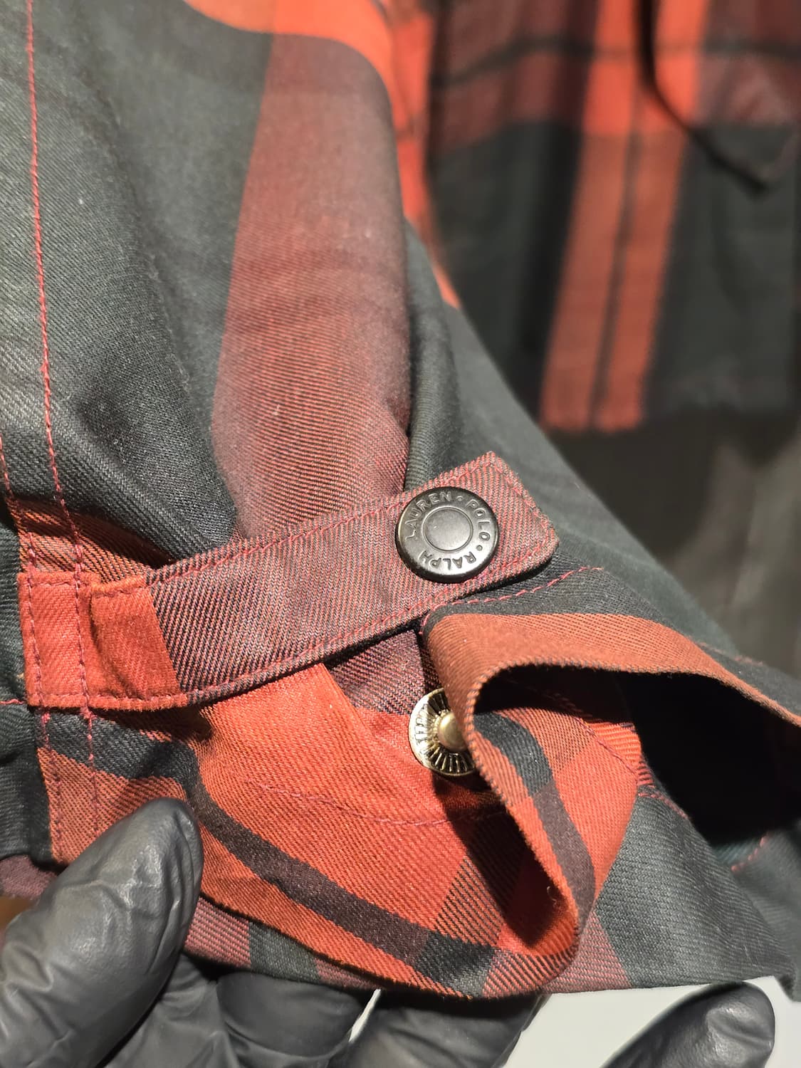 90s Polo RalphLauren Plaid Hooded Jacket 상품이미지2