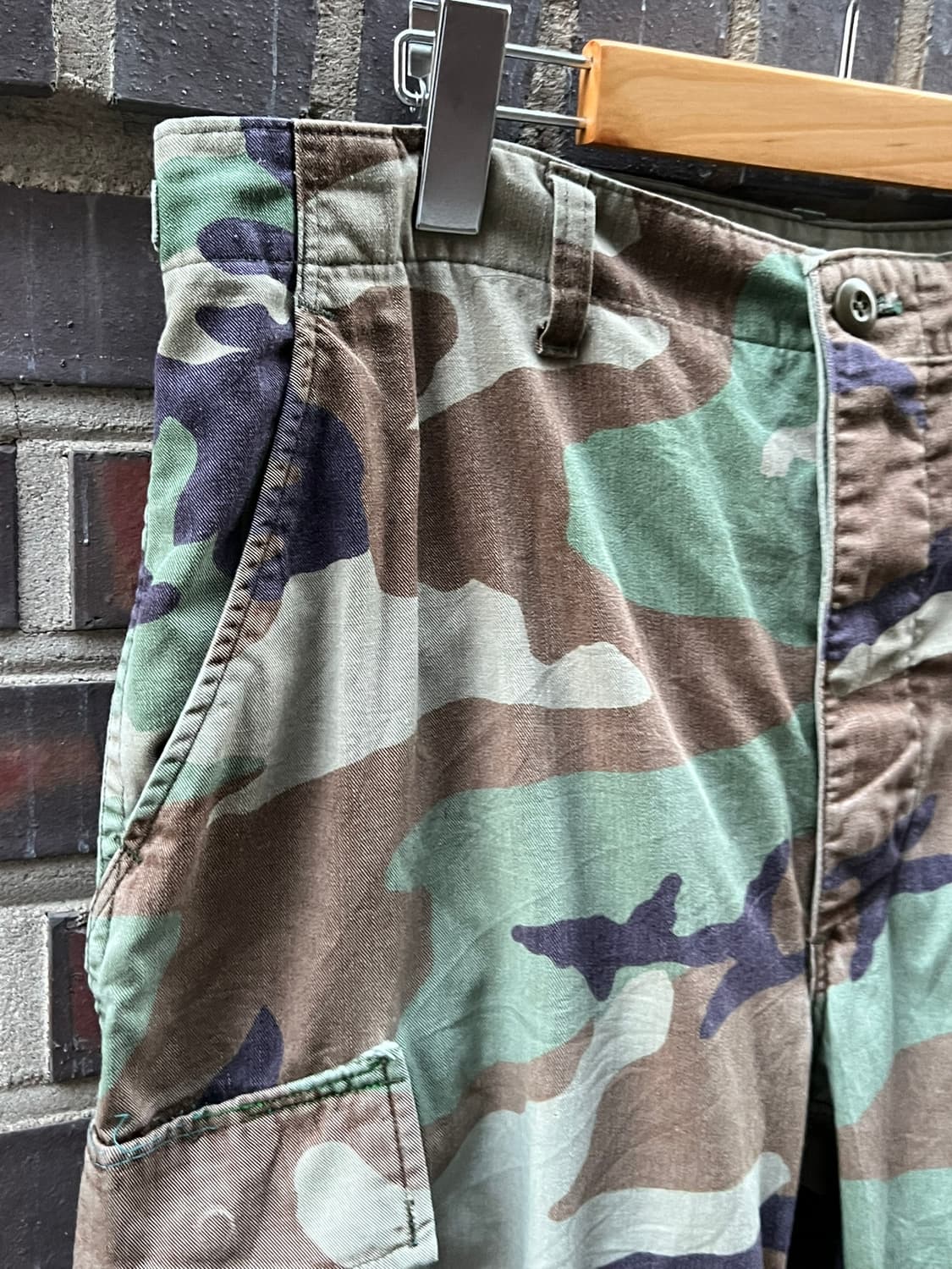 [34] 밀리터리 카고팬츠 우드랜드 카모 BDU 트라우저 상품이미지3