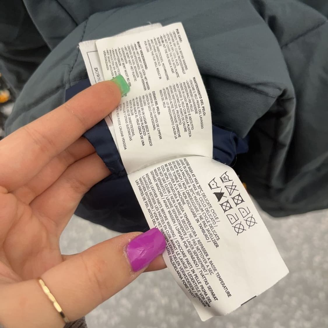 울리치 양털카라 다운 패딩 점퍼 XL C06980 상품이미지6