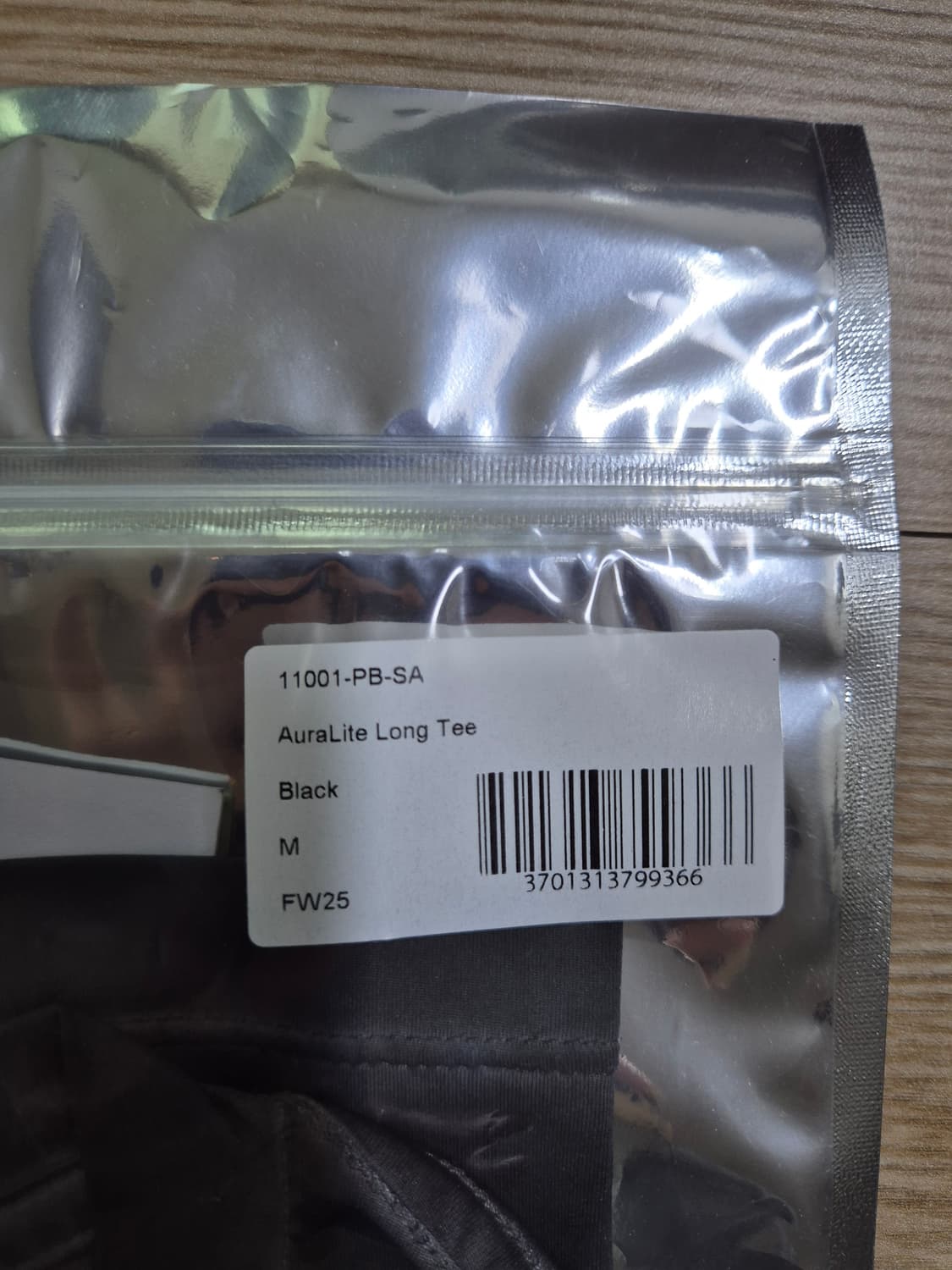 [새상품] 새티스파이 아우라라이트 롱 슬리브 블랙 상품이미지6