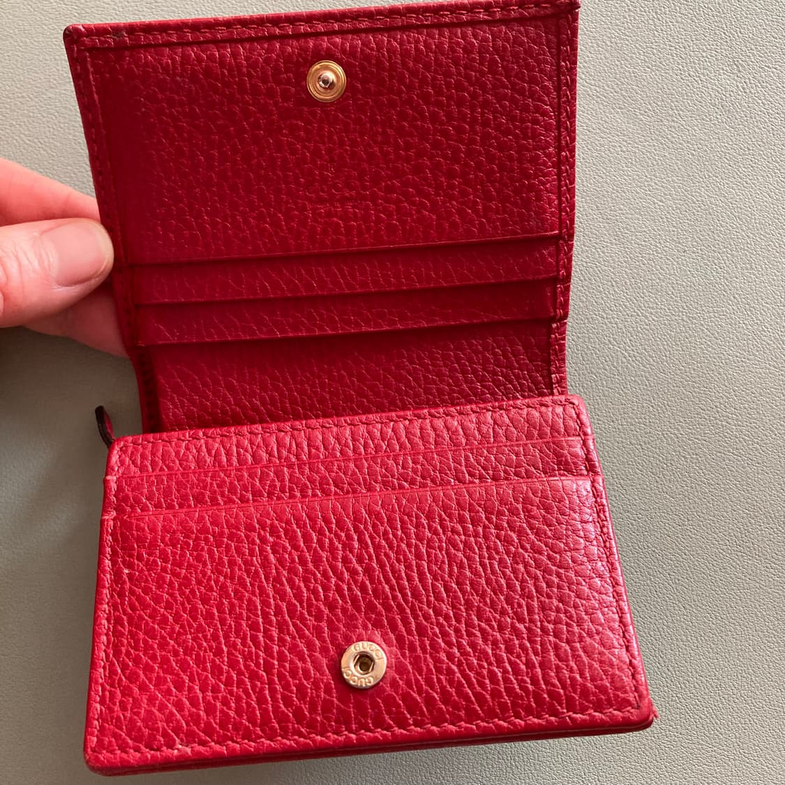 구찌 마몬트 지갑 레드 상품이미지3