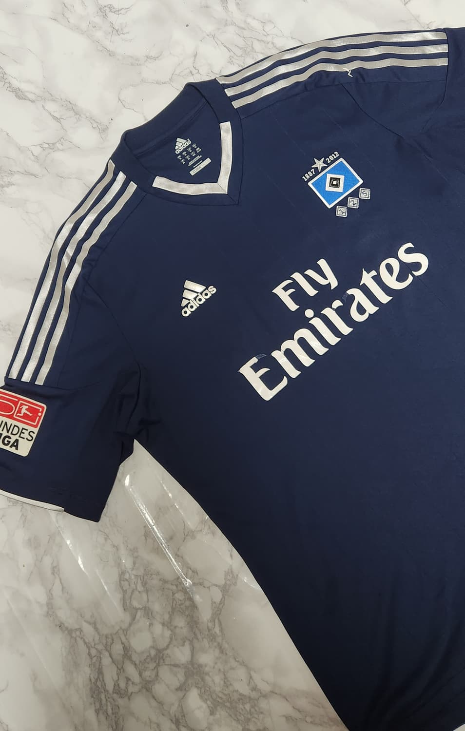 12-13 함부르크 어웨이 125주년 지급용 아디다스 유니폼 반팔 상품이미지2